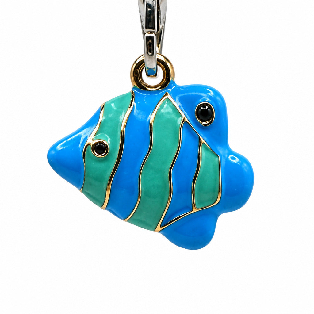 Blue Fish Phone Charm