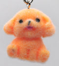 Golden Furry Dog Phone charm