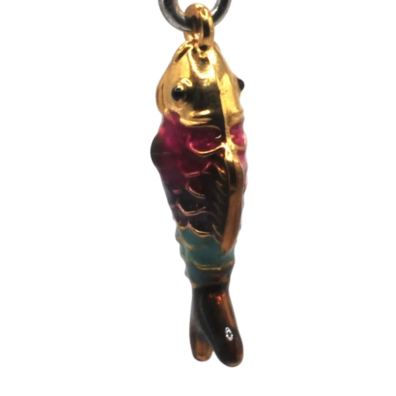 Rainbow Fish Phone Charm