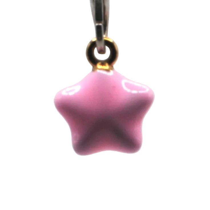 Pink Star Phone Charm