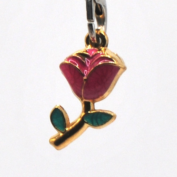 Metal Rose Phone Charm