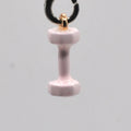 Gym Weights Pink Phone Charm