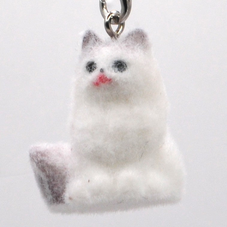 Fluffy Cat Phone Charm
