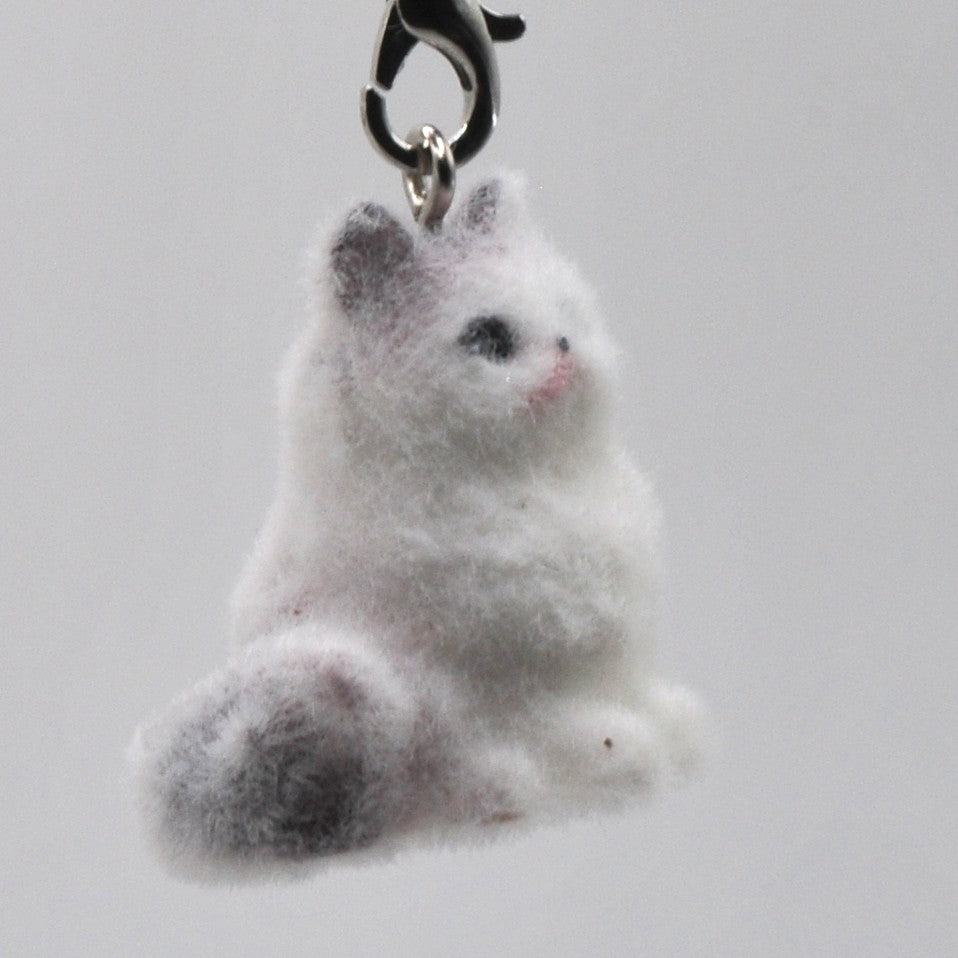 Fluffy Cat Phone Charm