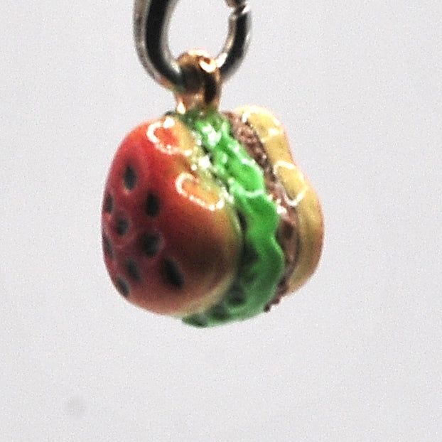 Hamburger Phone Charm