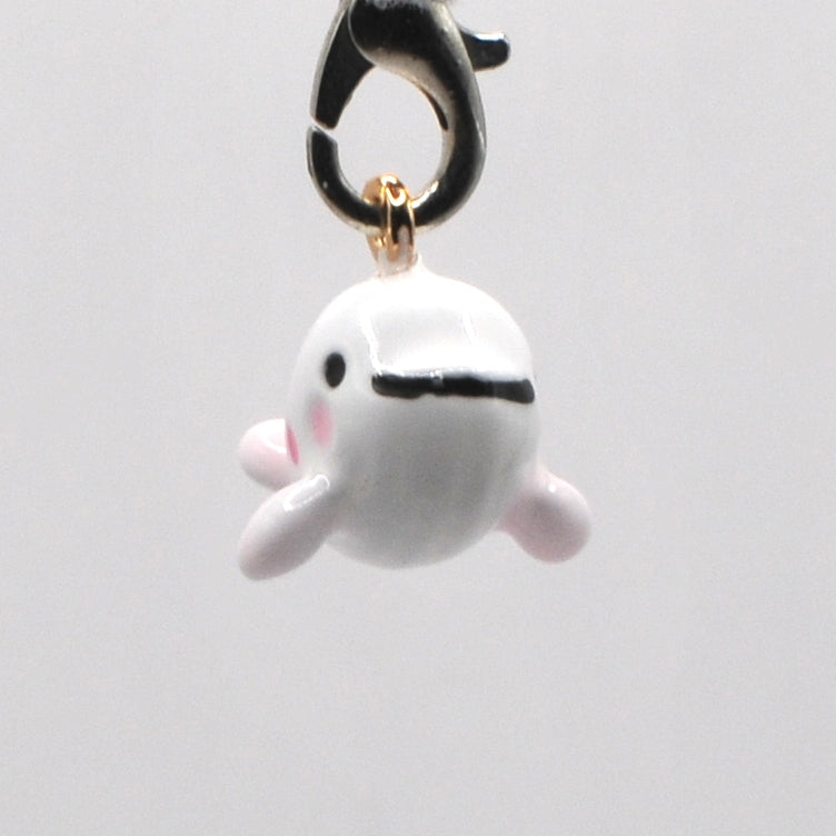 Pink Whale Phone Charm