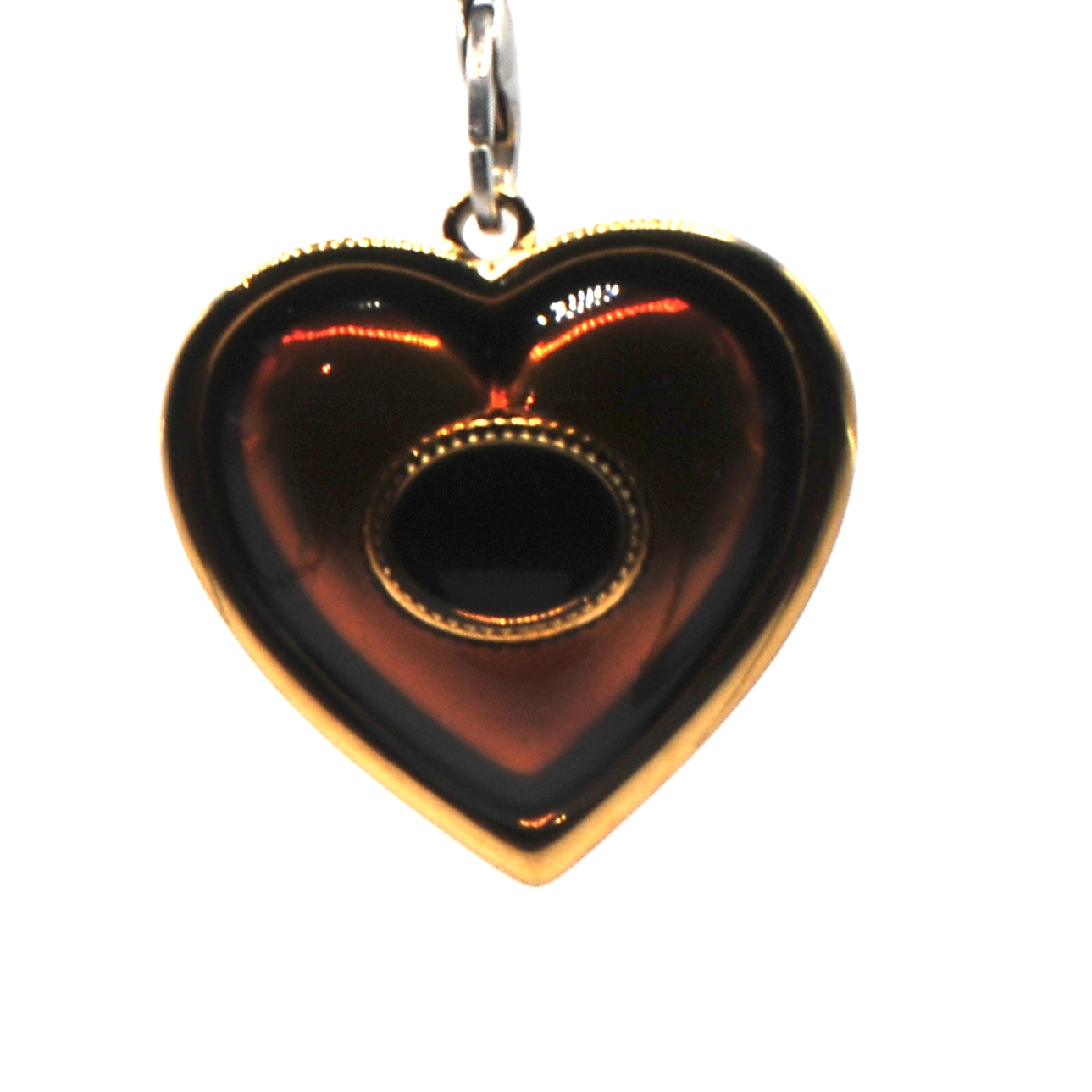 Gold Heart Phone Charm