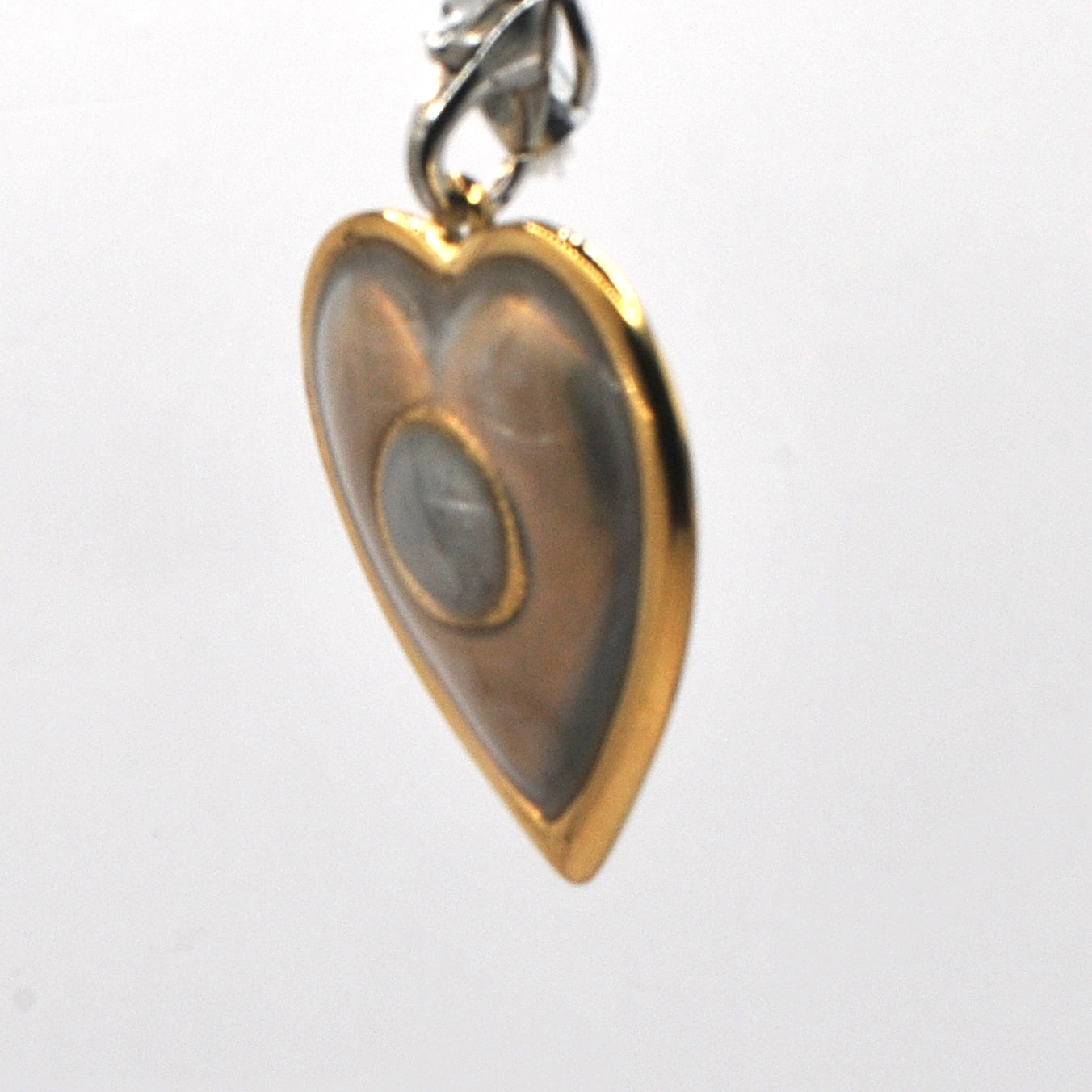 Pearl Heart Phone Charm
