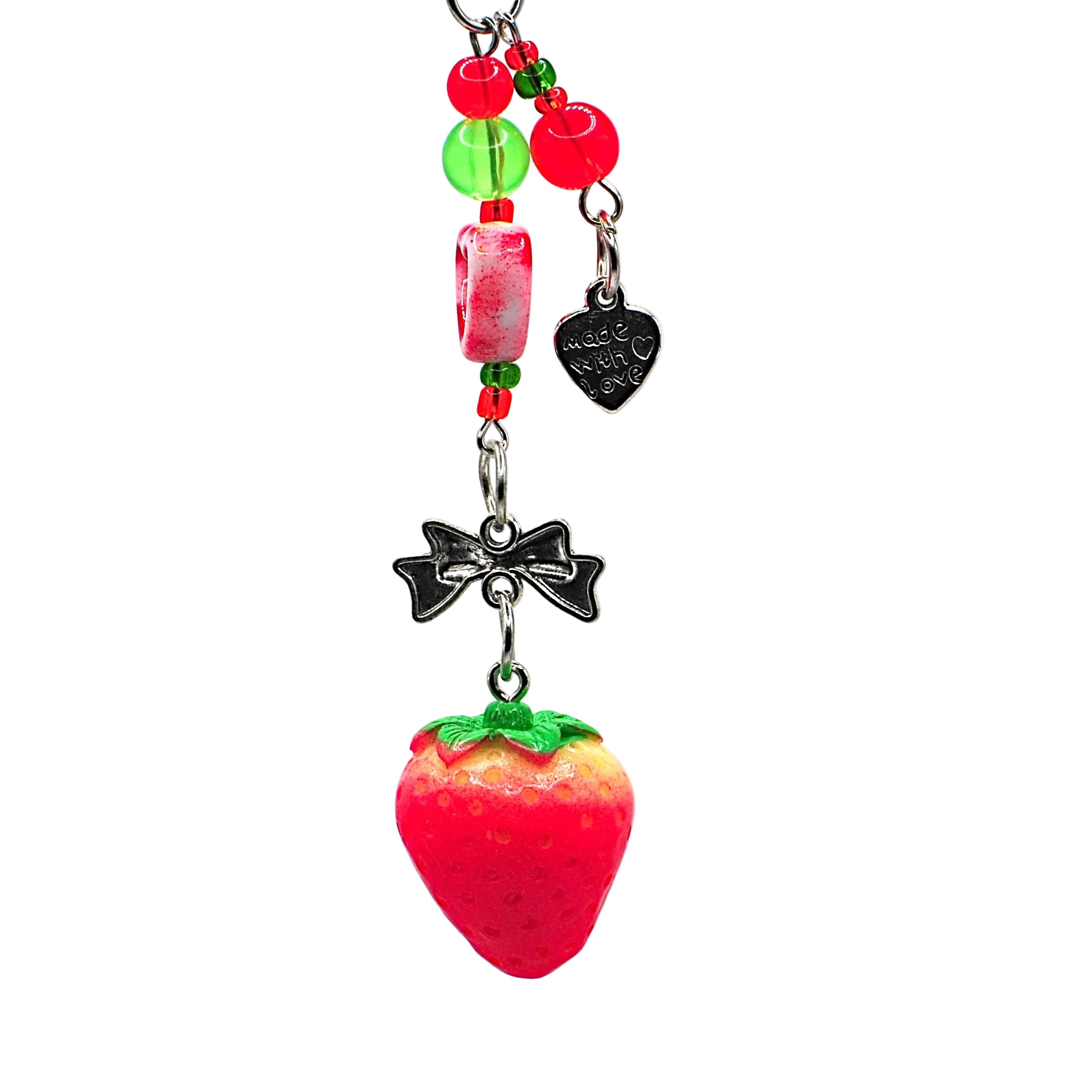 Strawberry Phone Charm