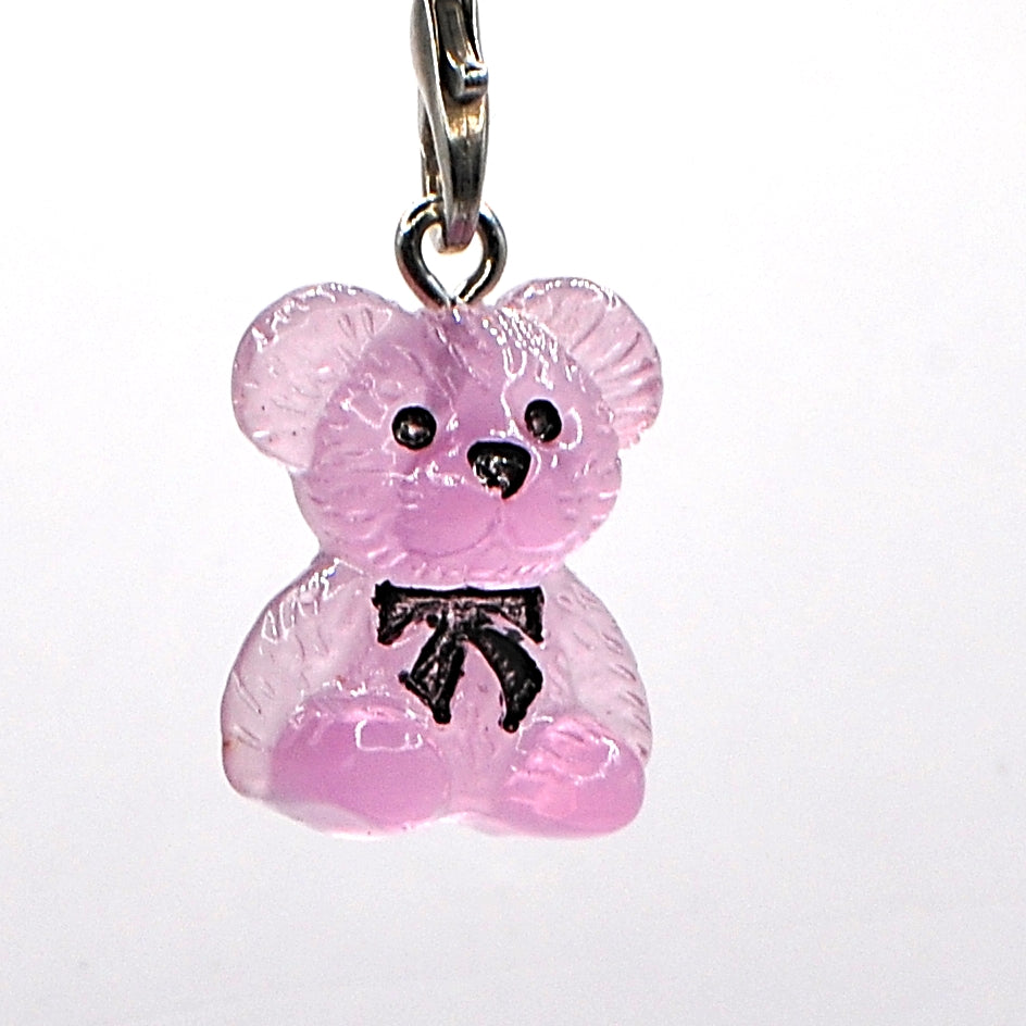 Bear Phone Charm Purple