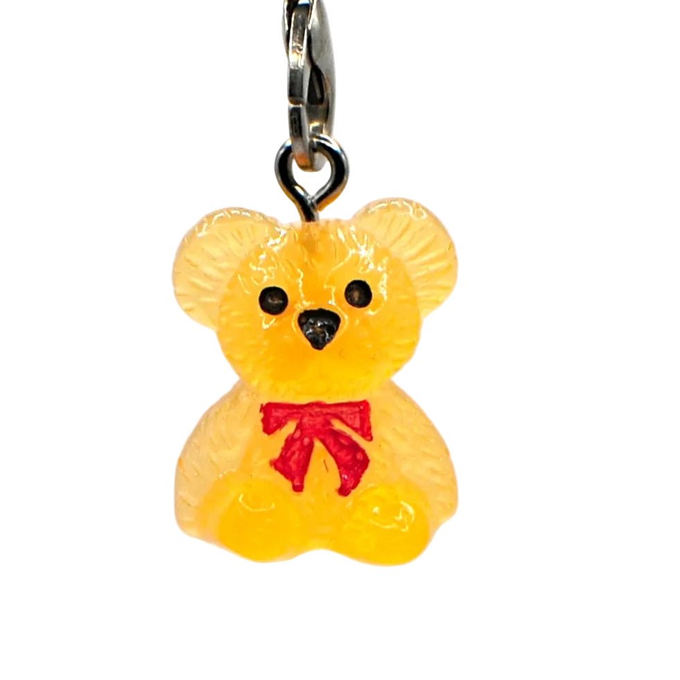 Bear Phone Charm Orange