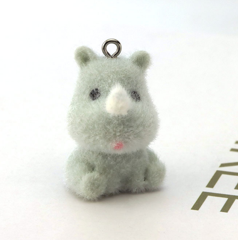 Rhino phone charm