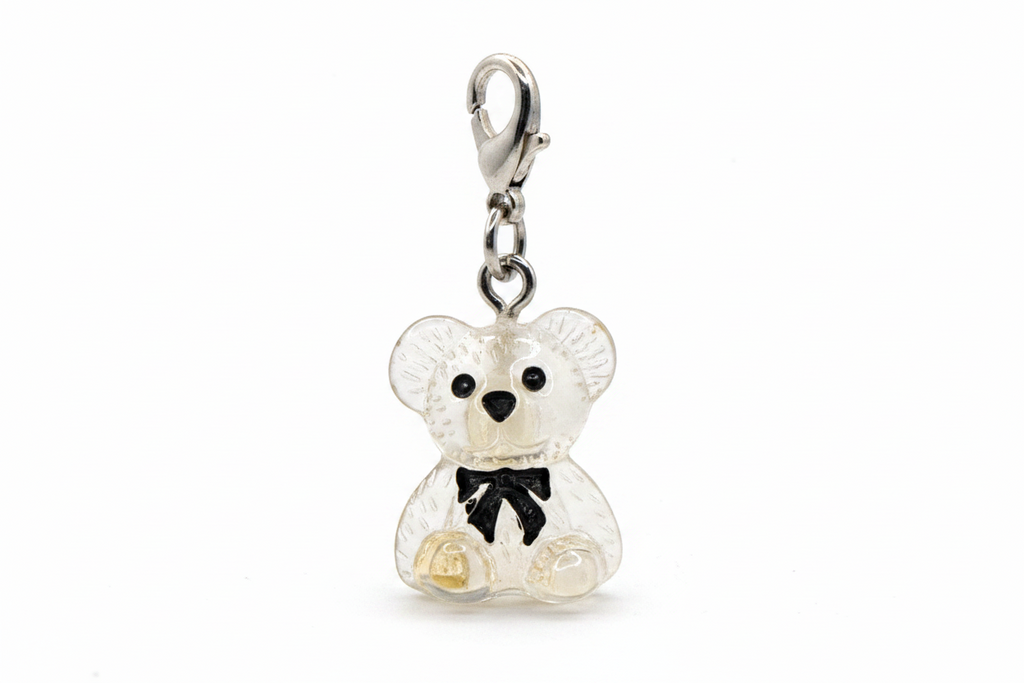 Bear Phone Charm Clear