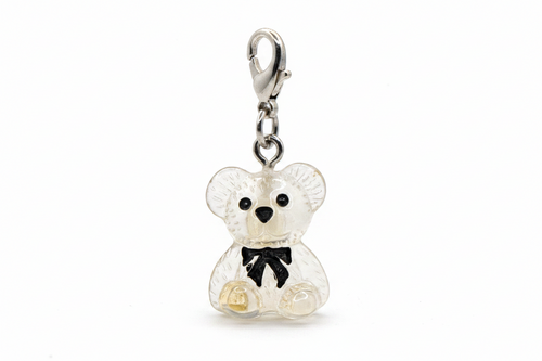 Bear Phone Charm Clear
