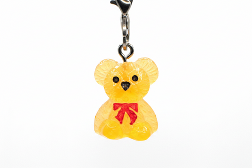 Bear Phone Charm Orange