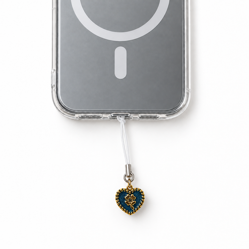 Blue Clover Heart