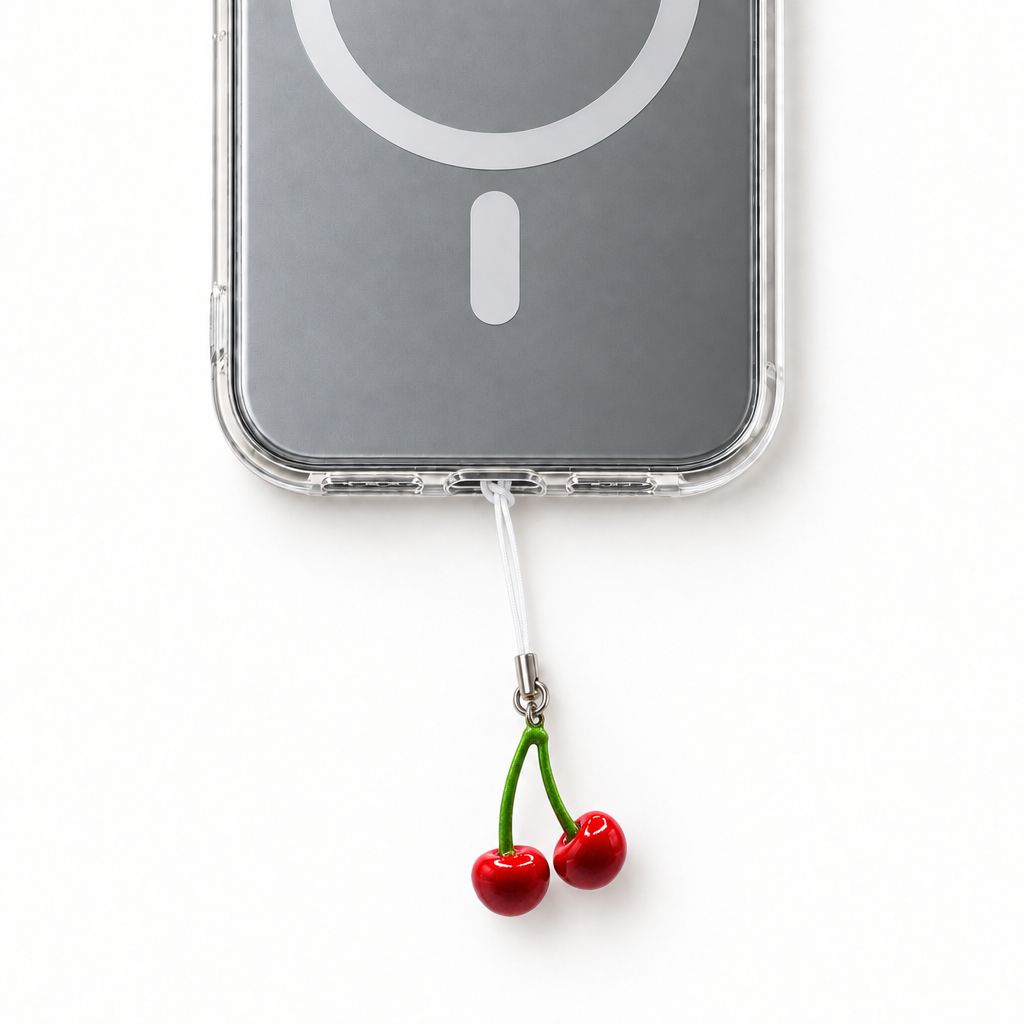 Cherries Phone Charm