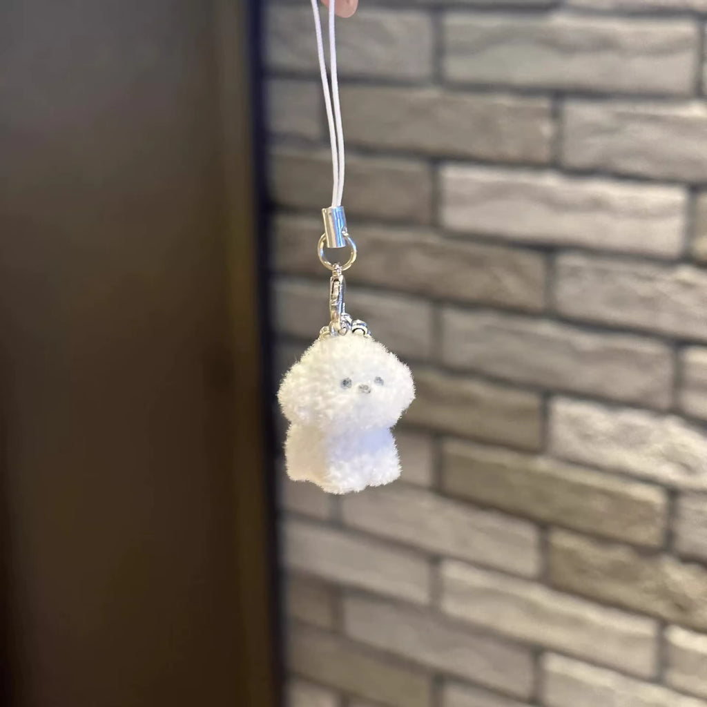 White Sheep Phone Charm